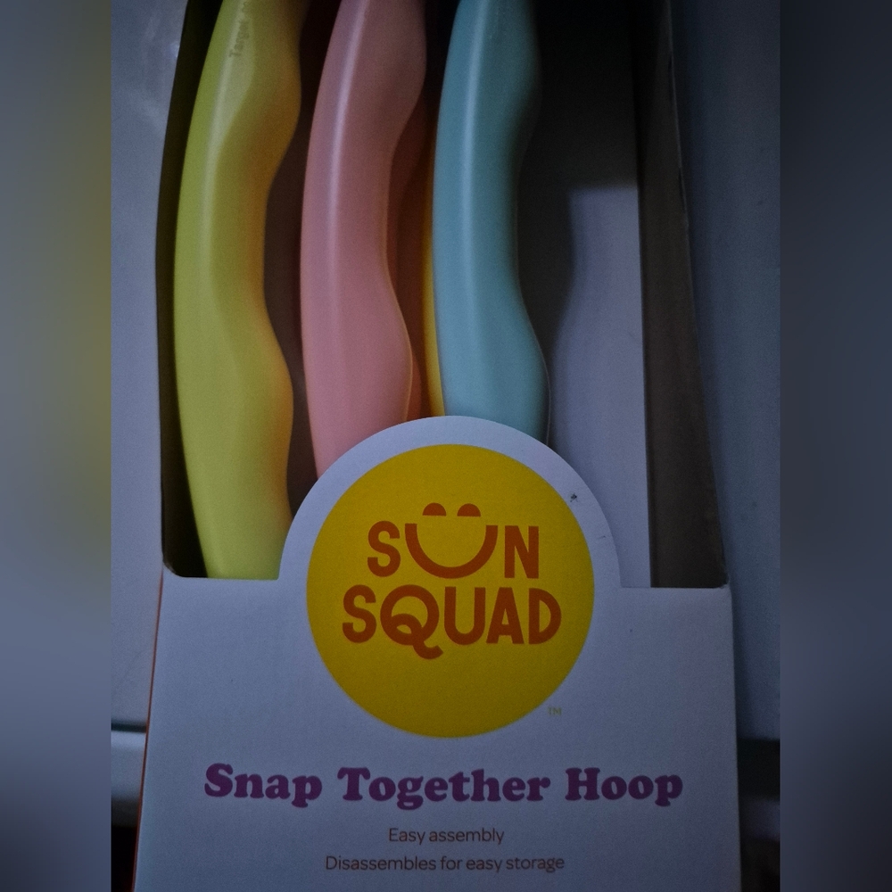 Snap Together Hoop - Yellow, Pink, Blue